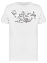 Playera SmartPrintsInk color Blanco para Hombre - Sirena con Barco