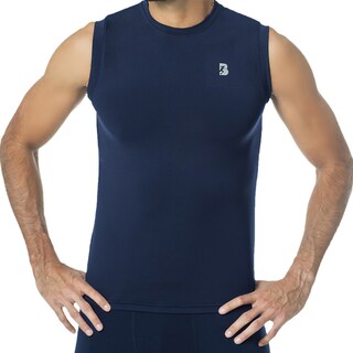 Foto 1 | Foto 1 | Playera Deportiva Black Secret Sin Mangas Dry-Fit Azul Marino para Hombre