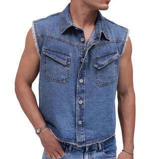 Foto 1 | Foto 1 | Camisa de Mezclilla Mchk sin Mangas para Hombre