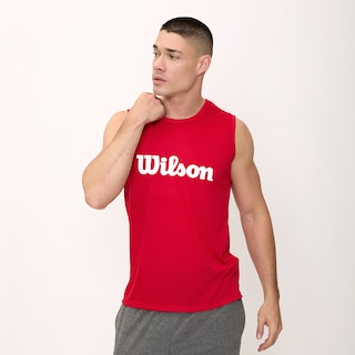 Foto 1 | Foto 1 | Playera Wilson Polyspun Sin Manga Estampada Para Hombre
