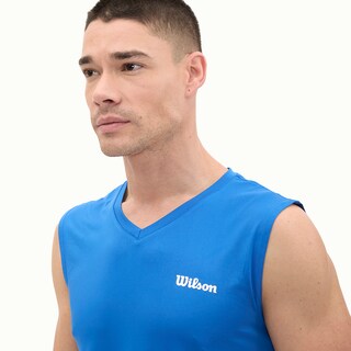 Foto 3 | Foto 3 | Playera Wilson Ultra Ligera Sin Manga Cuello En V Para Hombre