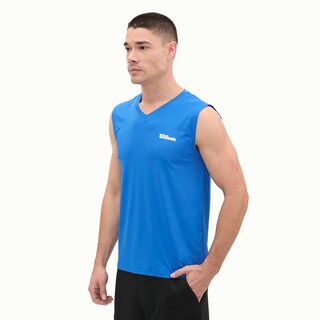 Foto 2 | Foto 2 | Playera Wilson Ultra Ligera Sin Manga Cuello En V Para Hombre