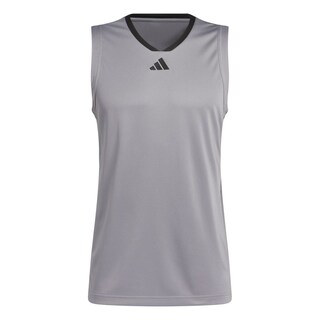 Foto 1 | Foto 1 | Tank 3-Stripes Adidas Gris para Hombre