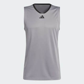 Foto 3 | Foto 3 | Tank 3-Stripes Adidas Gris para Hombre