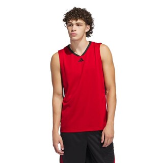 Foto 2 | Foto 2 | Tank 3-Stripes Adidas Rojo para Hombre
