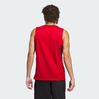 Foto 4 | Foto 4 | Tank 3-Stripes Adidas Rojo para Hombre