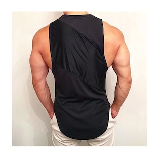 Foto 2 | Foto 2 | Playera sin Mangas para Hombre Eo Safe Imports ESI-17763 Negro
