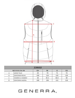 Foto 4 | Foto 4 | Chaleco Generra 228602 color Verde para Hombre