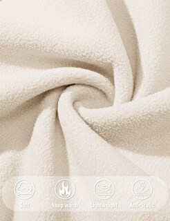 Foto 5 | Foto 5 | Chaleco Tacvasen De Forro Polar Con Cierre Completo Para Hombre, Beige Y Blanco, 2xl - Venta Internacional.