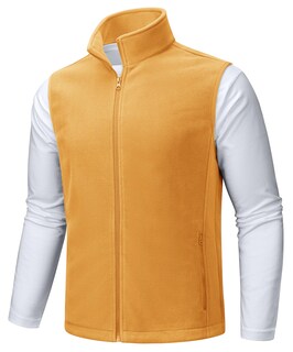 Foto 1 | Foto 1 | Chaleco Tacvasen De Forro Polar Con Cierre Completo Para Hombre, Color Jengibre Xl - Venta Internacional.