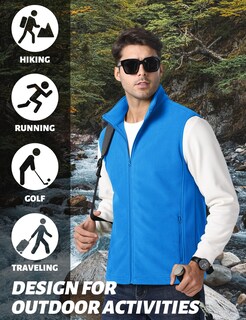 Foto 6 | Foto 6 | Chaleco Tacvasen Para Hombre, Forro Polar, Senderismo, Azul, 2xl - Venta Internacional.
