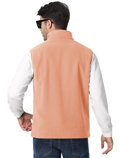 Foto 2 | Foto 2 | Chaleco Tacvasen, Ropa De Abrigo Casual Para Hombre, Con Cierre Completo, Color Albaricoque, Talla L - Venta Internacional.