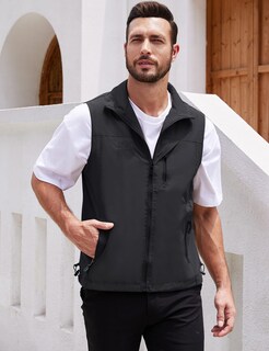 Foto 3 | Foto 3 | Chaleco Gihuo Para Hombre, Ligero, Para Golf, Fotografía, Pesca, Viajes, Negro - Venta Internacional.
