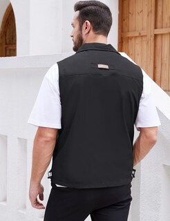 Foto 5 | Foto 5 | Chaleco Gihuo Para Hombre, Ligero, Para Golf, Fotografía, Pesca, Viajes, Negro - Venta Internacional.