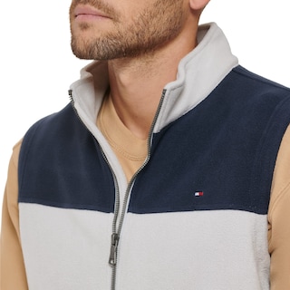 Foto 2 | Foto 2 | Chaleco Tommy Hilfiger De Forro Polar Para Hombre, Color Azul Marino/hielo, Para Talla Grande - Venta Internacional.