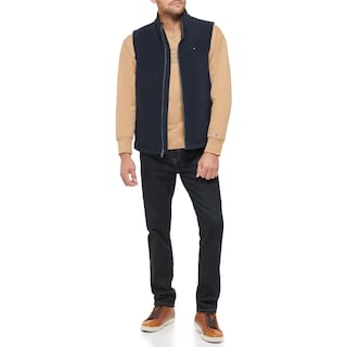 Foto 2 | Foto 2 | Chaleco Tommy Hilfiger De Forro Polar Para Hombre, Color Azul Marino, Talla M - Venta Internacional.