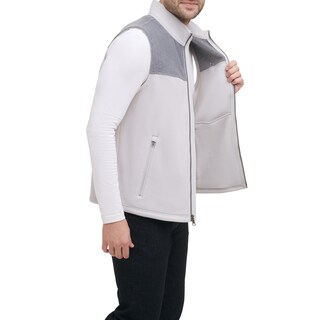 Foto 2 | Foto 2 | Chaleco Tommy Hilfiger De Forro Polar Para Hombre, Color Gris Claro, Xxxl - Venta Internacional.