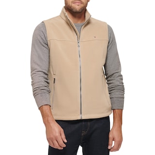 Foto 1 | Foto 1 | Chaleco Tommy Hilfiger De Forro Polar Para Hombre, Color Canela, Talla Xs - Venta Internacional.