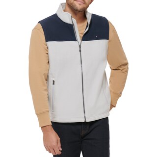 Foto 1 | Foto 1 | Chaleco Tommy Hilfiger De Forro Polar Para Hombre, Azul Marino Y Azul Hielo, Xxl - Venta Internacional.