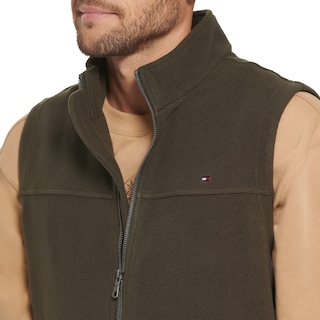Foto 2 | Foto 2 | Chaleco Tommy Hilfiger de Forro Polar Verde Olivo para Hombre - Venta Internacional