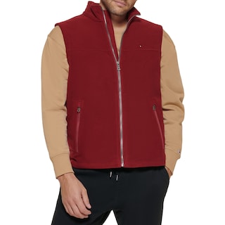 Foto 1 | Foto 1 | Chaleco Tommy Hilfiger de Forro Polar Rojo para Hombre - Venta Internacional