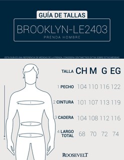 Foto 5 | Foto 5 | Chaleco Roosevelt Caballero Brooklyn-le2403 Negro