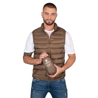Foto 2 | Foto 2 | Chaleco Greenlander De Pluma Ligera Con Bolsa Transportable Para Hombre
