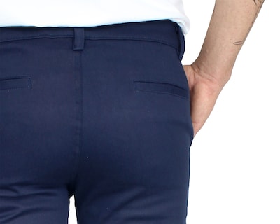 Foto 6 | Foto 6 | Bermuda Casual para Hombre Rams Terra Azul Marino de Gabardina
