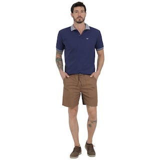 Foto 4 | Foto 4 | Bermuda Lee Hombre Vintage Slim Fit 663 Amarillo