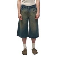 Bermuda De Mezclilla Mchk. Caballero, Color Rompe Olas. Modelo 8079