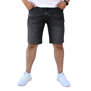 Foto 1 | Foto 1 | Bermuda Short Skinny De Mezclilla Stretch Gris Obscuro John Silver