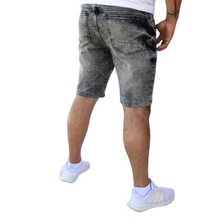 Foto 2 | Foto 2 | Bermuda Short Skinny De Mezclilla Stretch Gris Batik John Silver