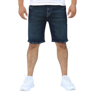 Foto 1 | Foto 1 | Bermuda Short Skinny De Mezclilla Stretch Azul Verdoso Obscuro John Silver