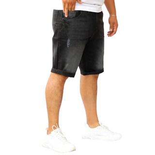 Foto 2 | Foto 2 | Bermuda Short Skinny De Mezclilla Stretch Negro Froster John Silver