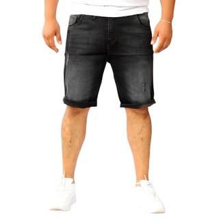 Foto 1 | Foto 1 | Bermuda Short Skinny De Mezclilla Stretch Negro Froster John Silver
