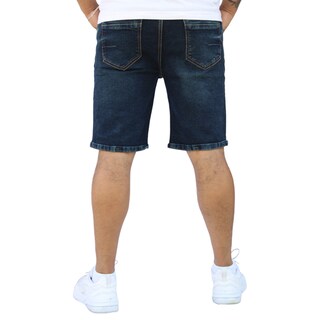 Foto 3 | Foto 3 | Bermuda Short Skinny De Mezclilla Stretch Azul Verdoso Obscuro John Silver