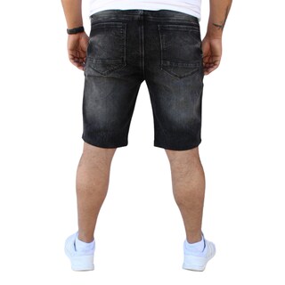 Foto 3 | Foto 3 | Bermuda Short Skinny De Mezclilla Stretch Gris Obscuro John Silver