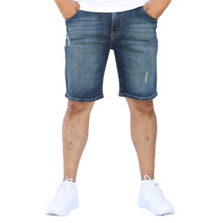 Foto 1 | Foto 1 | Bermuda Short Skinny De Mezclilla Stretch Azul Verdoso John Silver