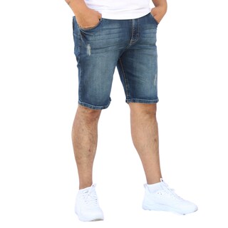 Foto 2 | Foto 2 | Bermuda Short Skinny De Mezclilla Stretch Azul Verdoso John Silver