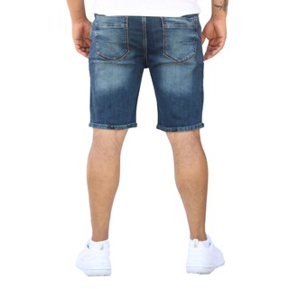 Foto 4 | Foto 4 | Bermuda Short Skinny De Mezclilla Stretch Azul Verdoso John Silver