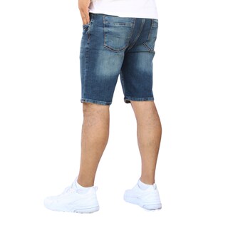 Foto 5 | Foto 5 | Bermuda Short Skinny De Mezclilla Stretch Azul Verdoso John Silver