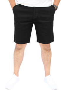 Foto 1 | Foto 1 | Bermuda De Gabardina Stretch Color Negro John Silver