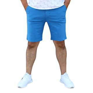 Foto 1 | Foto 1 | Bermuda Short Skinny De Gabardina Stretch Azul Rey John Silver