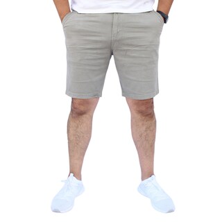 Foto 1 | Foto 1 | Bermuda Short Skinny De Gabardina Stretch Gris Claro John Silver