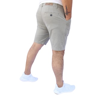Foto 2 | Foto 2 | Bermuda Short Skinny De Gabardina Stretch Gris Claro John Silver