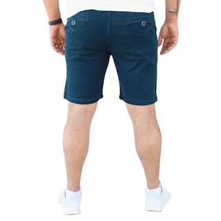 Foto 2 | Foto 2 | Bermuda Short Skinny De Gabardina Stretch Azul Pizarra John Silver