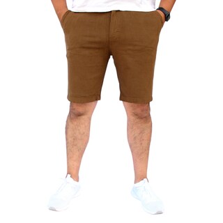 Foto 1 | Foto 1 | Bermuda Short Skinny De Gabardina Stretch Caqui Obscuro John Silver