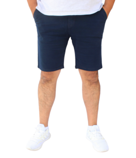 Foto 1 | Foto 1 | Bermuda Short Skinny De Gabardina Stretch Azul Marino John Silver
