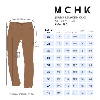 Foto 5 | Foto 5 | Jeans De Mezclilla Mchk Corte Relaxed. Para Hombre. Color Kaki. Modelo 8060