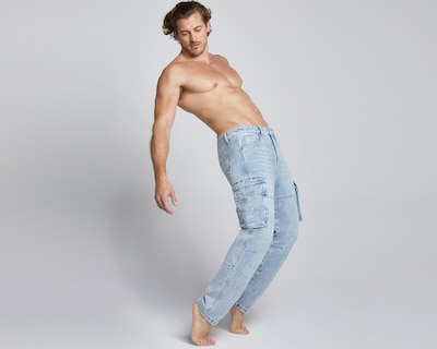 Foto 3 | Foto 3 | Jeans Hombre Pantalon Mezclilla Cargo Cintura Regular Seven Jeans